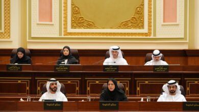 افتتاح الجلسة الرسمية الثانية لشورى شباب الشارقة في دورتها التاسعة 4 افتتاح الجلسة الرسمية