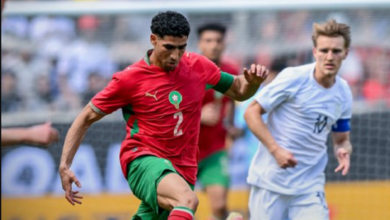 من لقاء المغرب والنرويج