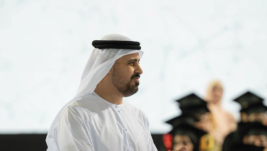 ذياب بن محمد بن زايد يشهد حفل تخريج الدفعة الـ19 من طلبة مدارس الإمارات 2 ذياب بن محمد