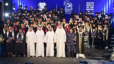 نائب حاكم أم القيوين يشهد تخريج دفعة «العز والشموخ» بالكلية التطبيقية البريطانية