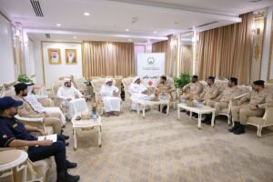 بلدية الحمرية وهيئة الدفاع المدني بالشارقة تبحثان تعزيز التنسيق المؤسسي المشترك
