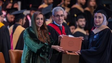 بدور القاسمي تشهد حفل تخريج طلبة دفعة ربيع 2026 في أمريكية الشارقة 3 بدور القاسمي تشهد حفل تخريج طلبة دفعة ربيع 2026 في أمريكية الشارقة