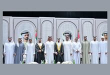 عمار بن حميد يحضر أفراح الفلاسي والشامسي في عجمان