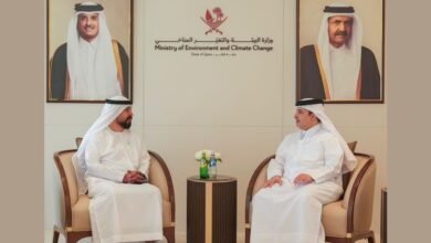 سفير الإمارات يلتقي وزير البيئة والتغير المناخي القطري 5 سفير الإمارات يلتقي وزير البيئة والتغير المناخي القطري