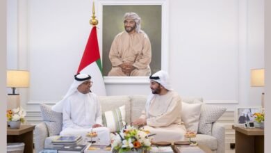 حمدان بن زايد يطلع على مشاريع "مدن القابضة" التنموية والاستثمارية المستقبلية في منطقة الظفرة 2 حمدان بن زايد يطلع على مشاريع "مدن القابضة" التنموية والاستثمارية المستقبلية في منطقة الظفرة