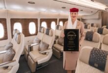 طيران الإمارات "أفضل ناقلة جوية في الشرق الأوسط" ضمن جوائز"أبيكس 2026" 21 طيران الإمارات "أفضل ناقلة جوية في الشرق الأوسط" ضمن جوائز"أبيكس 2026"