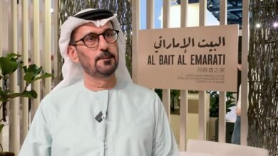 سفير الإمارات لدى الصين يؤكد أن مشاركة الدولة بمعرض بكين للكتاب تعزز الشراكة الإستراتيجية وتنمي العلاقات 4 سفير الإمارات لدى الصين يؤكد أن مشاركة الدولة بمعرض بكين للكتاب تعزز الشراكة الإستراتيجية وتنمي العلاقات