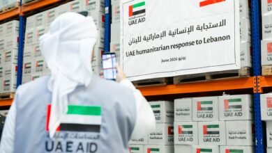 بتوجيهات رئيس الدولة.. الإمارات تقدم مساعدات إنسانية لإغاثة المتضررين في لبنان