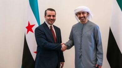 عبدالله بن زايد يستقبل وزير خارجية الجمهورية العربية السورية الشقيقة
