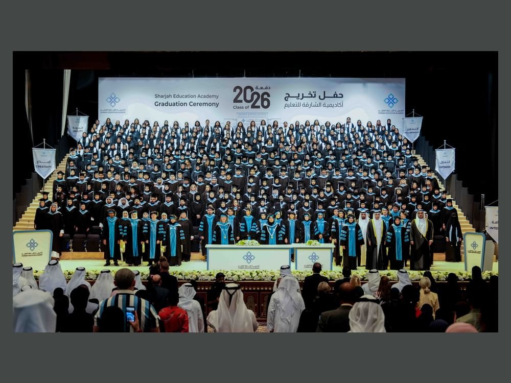 أكاديمية الشارقة للتعليم تحتفي بتخريج 641 طالباً وطالبة ضمن الدفعة الرابعة 1 أكاديمية الشارقة للتعليم تحتفي بتخريج 641 طالباً وطالبة ضمن الدفعة الرابعة