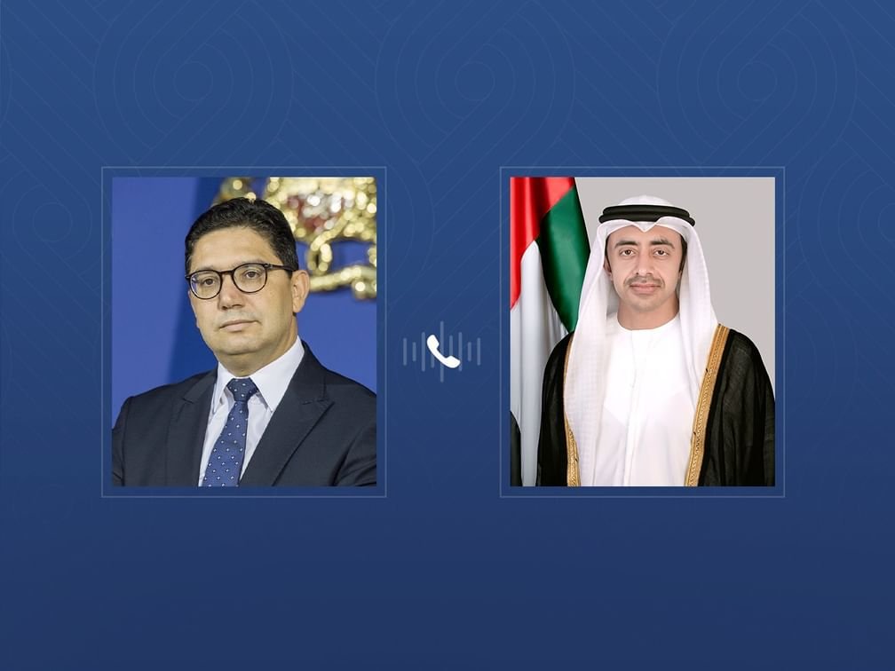 عبدالله بن زايد يبحث هاتفيا مع وزير خارجية المغرب التطورات الإقليمية 1 عبدالله بن زايد