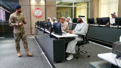 شرطة أبوظبي تّطلع وفد لجنة تطوير أمن منافذ إمارة أبوظبي على منظومة المدينة الآمنة 2 شرطة أبوظبي