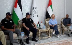 المستشفى الميداني الإماراتي في غزة يستقبل وفداً من مكتب الأمم المتحدة لتنسيق الشؤون الإنسانية