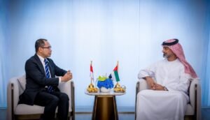 عمار بن حميد والسفير الإندونيسي يبحثان سبل تعزيز التعاون