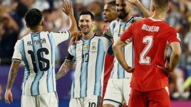 الأرجنتين تتأهل لنصف نهائي كأس العالم بفوزها على سويسرا 5 الأرجنتين