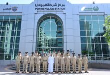 «عبدالله المري» يتفقد مركز شرطة الموانئ