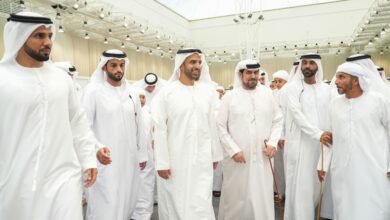 ولي عهد رأس الخيمة يحضر العرس الجماعي السادس عشر لـ38 عريسا 2 ولي عهد رأس الخيمة