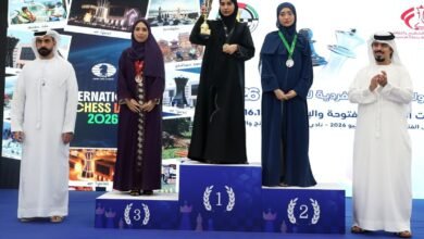 تتويج أبطال الفئات السنية في بطولة الإمارات الفردية للشطرنج 2 الإمارات