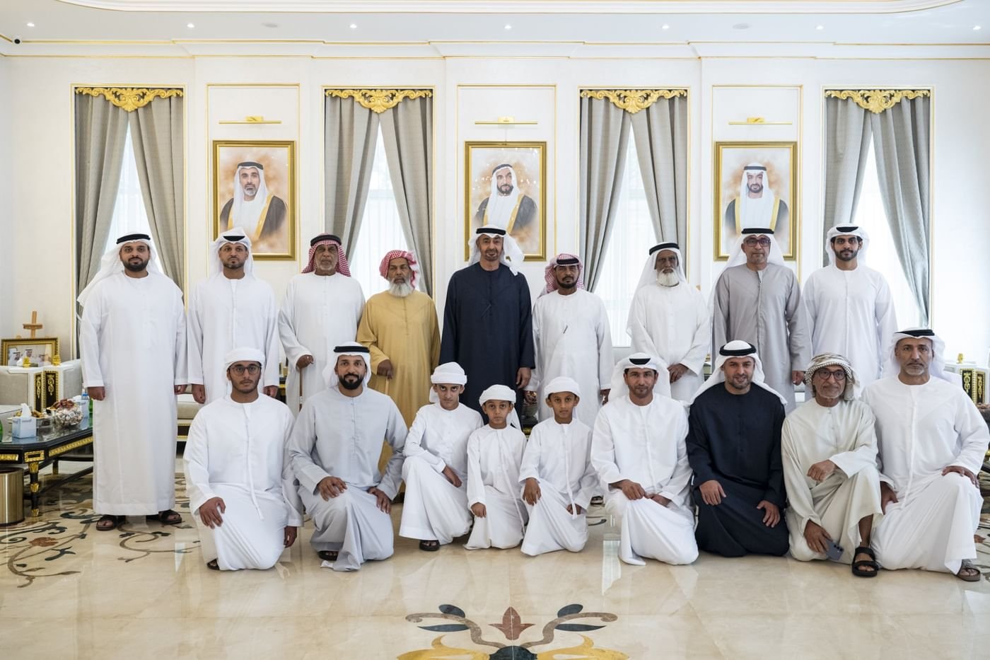 رئيس الدولة يزور سيف مفتاح النيادي 1 رئيس الدولة