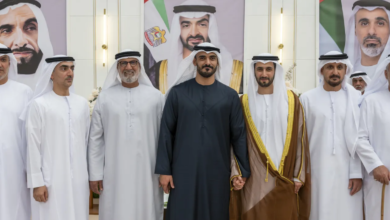 زايد بن محمد بن زايد يحضر حفل استقبال بمناسبة أفراح النيادي والشامسي 2 زايد بن محمد