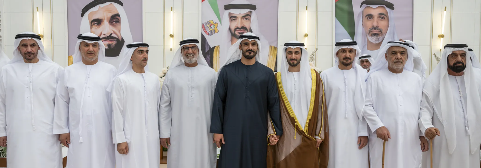 زايد بن محمد بن زايد يحضر حفل استقبال بمناسبة أفراح النيادي والشامسي 1 زايد بن محمد