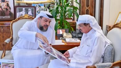 حميد بن راشد يطلع على مشاريع وإنجازات هيئة الأعمال الخيرية العالمية 6 حميد بن راشد يطلع على مشاريع وإنجازات هيئة الأعمال الخيرية العالمية
