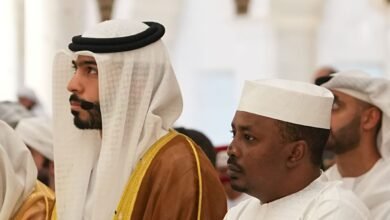 رئيس جمهورية تشاد يؤدي صلاة الجمعة في جامع الشيخ زايد الكبير 6 رئيس جمهورية تشاد