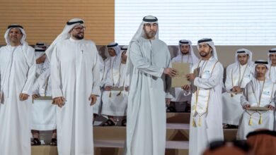 نائب حاكم أم القيوين يشهد تخريج طلبة مدارس التكنولوجيا التطبيقية في أم القيوين 3 حاكم أم القيوين
