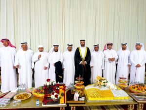 ماجد بن سلطان وفيصل بن خالد يحضران حفل زفاف علي خلفان النقبي في رأس الخيمة 2 ماجد بن سلطان وفيصل بن خالد يحضران حفل زفاف علي خلفان النقبي في رأس الخيمة