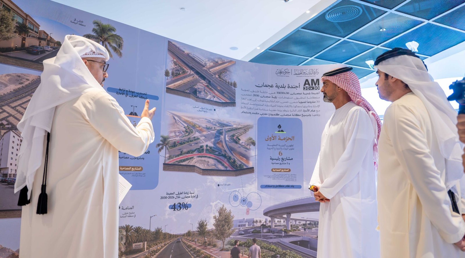 عمار بن حميد يطلق أجندة بلدية عجمان AM30x30 لتنفيذ 30 مشروعا حضريا بـ 1.8 مليار درهم 1 عمار بن حميد