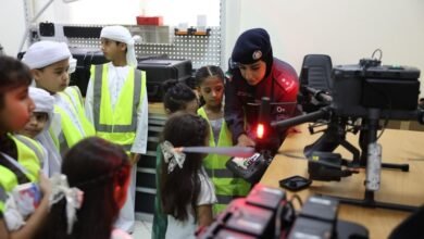 طيران شرطة أبوظبي ينظم النسخة الثانية لمبادرة "أجيالنا في الميدان" 4 طيران شرطة أبوظبي