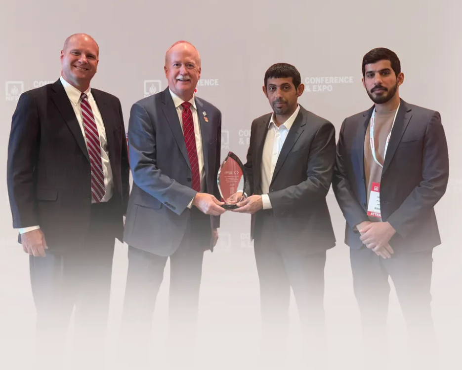 هيئة أبوظبي للدفاع المدني تحظى بإشادة دولية من الجمعية الوطنية الأمريكية للحماية من الحرائق تقديراً لتطوير منظومة مستدامة للسلامة والوقاية من الحريق 1 هيئة أبوظبي للدفاع
