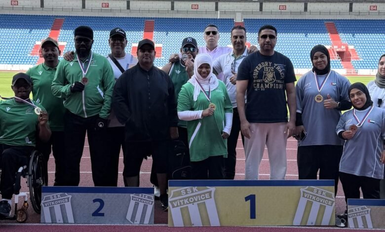 "خورفكان للمعاقين" يحصد 15 ميدالية في بطولة الجائزة الكبرى لألعاب القوى بالتشيك 7 خورفكان للمعاقين