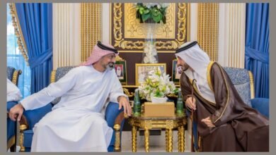عمار بن حميد يحضر أفراح الشويهي والسويدي في عجمان