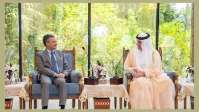 سعود بن صقر يستقبل السفير الهندي لدى الدولة 4 سعود بن صقر يستقبل السفير الهندي لدى الدولة