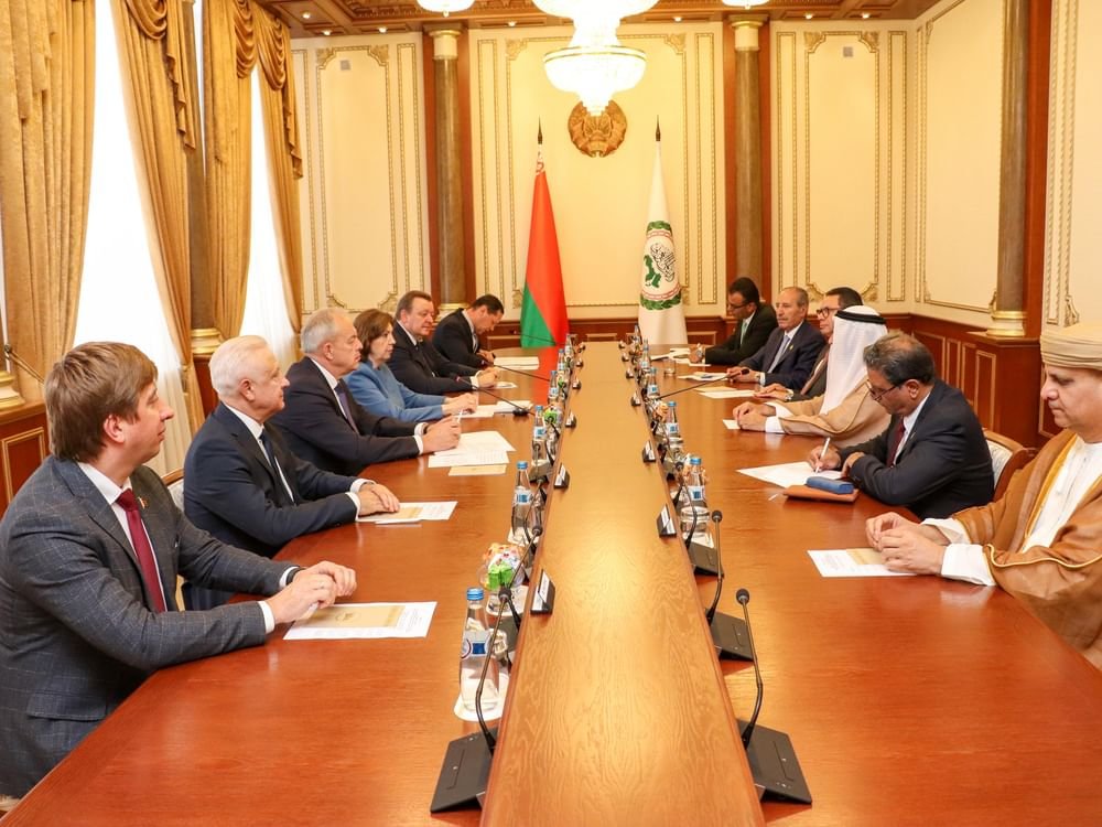البرلمان العربي يوقع مذكرة تعاون ثلاثية مع الجمعية الوطنية في بيلاروس 1 البرلمان العربي يوقع مذكرة تعاون ثلاثية مع الجمعية الوطنية في بيلاروس
