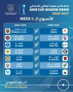 مواجهات نارية تزين انطلاقة كأس مصرف أبوظبي الإسلامي