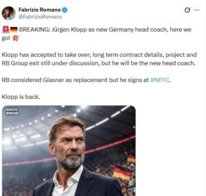 كلوب يوافق على تدريب ألمانيا بعد رحيل ناجلسمان 2 كلوب يوافق على تدريب ألمانيا بعد رحيل ناجلسمان