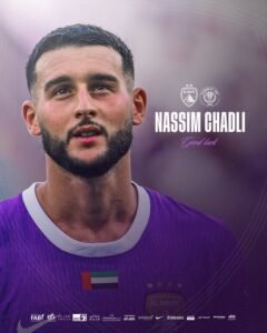 النصر يستعير المغربي نسيم شاذلي من العين