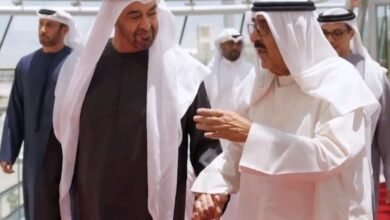 لحظة وصول رئيس الدولة إلى دولة الكويت في زيارة أخوية 1 لحظة وصول رئيس الدولة إلى دولة الكويت في زيارة أخوية