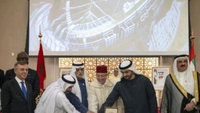 زايد بن محمد بن زايد ونهيان بن مبارك يحضران حفل السفارة المغربية 2 زايد بن محمد بن زايد ونهيان بن مبارك يحضران حفل السفارة المغربية