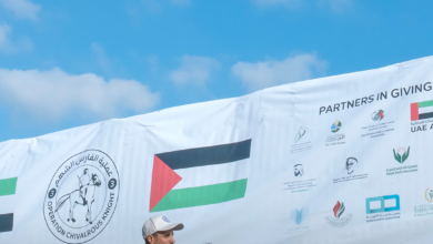 ضمن "الفارس الشهم 3".. خمس قوافل مساعدات إماراتية تحمل 980 طنا تدخل إلى قطاع غزة 9 الفارس الشهم 3