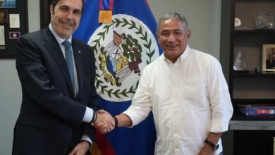 مبعوث وزير الخارجية إلى دول الكاريبي ودول الباسيفيك يزور بليز لتعزيز التعاون الثنائي