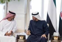 رئيس الدولة يستقبل ولي عهد عجمان