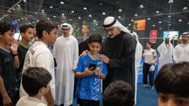 خالد بن محمد بن زايد يشهد جانبا من فعاليات النسخة الخامسة من "صيف أبوظبي الرياضي"