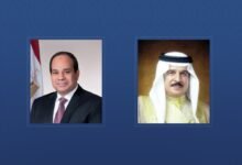 ملك البحرين والرئيس المصري يؤكدان ضرورة وقف الهجمات الإيرانية وتهديدات الملاحة البحرية 41 ملك البحرين والرئيس المصري يؤكدان ضرورة وقف الهجمات الإيرانية وتهديدات الملاحة البحرية
