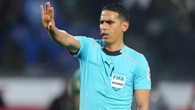 تواجد مغربي في طاقم تحكيم مباراة فرنسا وإنجلترا