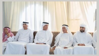 سعود بن صقر يعزي في وفاة أحمد سالم فارس العلي 2 سعود بن صقر يعزي في وفاة أحمد سالم فارس العلي