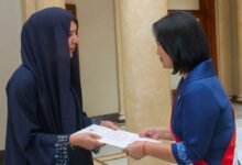 نيابة عن رئيس الدولة.. معالي ريم الهاشمي تحضر مراسم تنصيب رئيسة بيرو 9 نيابة عن رئيس الدولة.. معالي ريم الهاشمي تحضر مراسم تنصيب رئيسة بيرو
