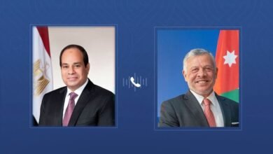 العاهل الأردني والرئيس المصري يبحثان التطورات الإقليمية ويدعوان لتعزيز التهدئة 3 العاهل الأردني والرئيس المصري يبحثان التطورات الإقليمية ويدعوان لتعزيز التهدئة